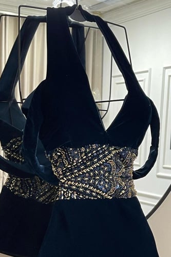 فستان سهره مخمل