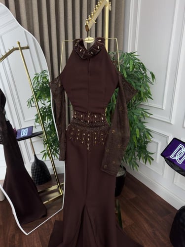 فستان سهره بني راقي