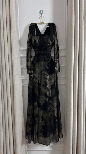 فستان سهره اسود راقي