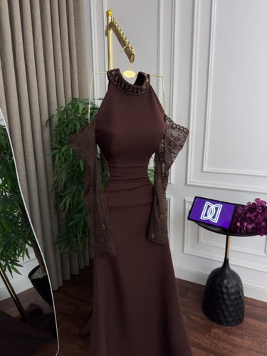 فستان سهره بني راقي