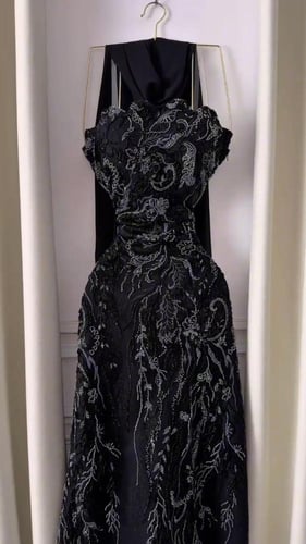 فستان سهره فخم اسود