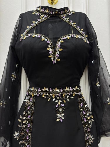 فستان سهره اسود فخم