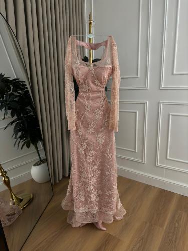 فستان سهره وردي