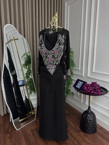 قفطان فخم اسود