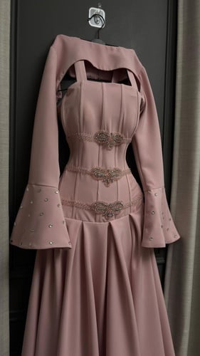 فستان سهره وردي فخم