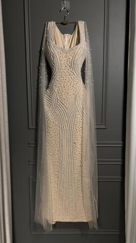 فستان سهره سكري فخم