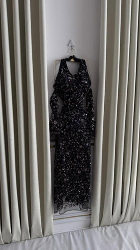 فستان سهره فخم اسود