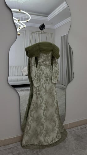 فستان سهره دانتيل فرنسي تيفاني