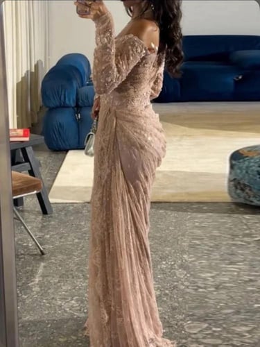 فستان سهره فخم دانتيل