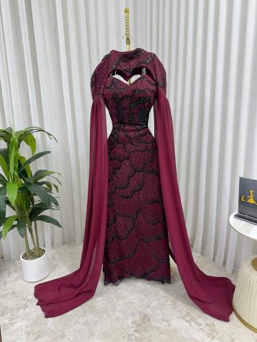 فستان سهره عودي فخم