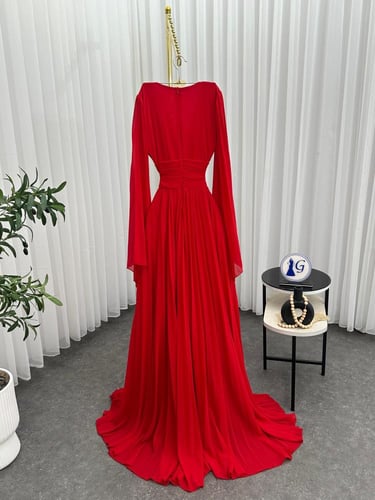 فستان سهره احمر