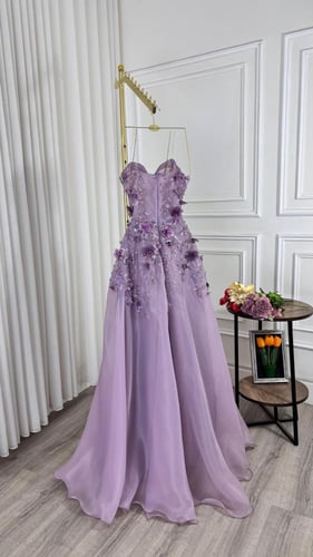 فستان سهره فخم موف