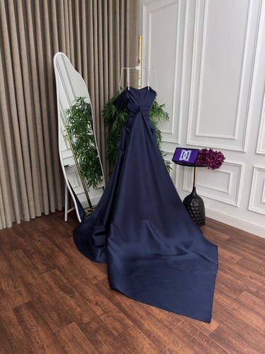 فستان سهره كحلي فخم