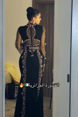 فستان سهره اسود فخم