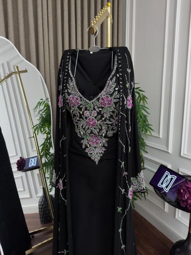 قفطان فخم اسود