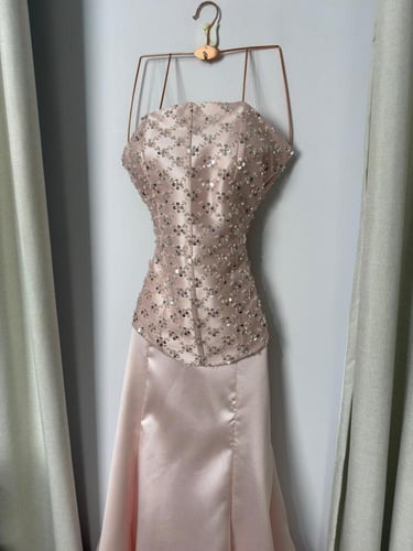 فستان سهره وردي