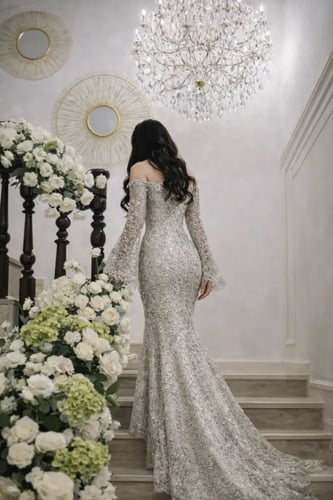 فستان سهره تيفاني ميس تصميم خاص