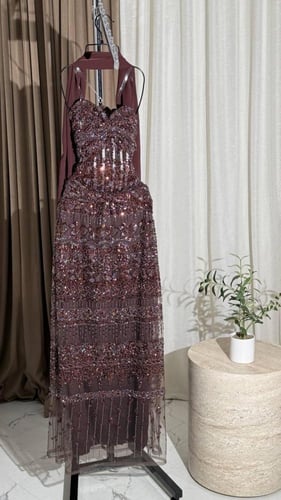 فستان سهره فخم موكا