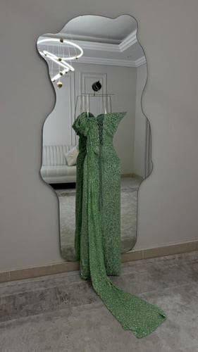 فستان سهره فخم تفاحي