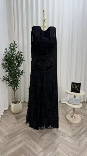 فستان سهره اسود فخم