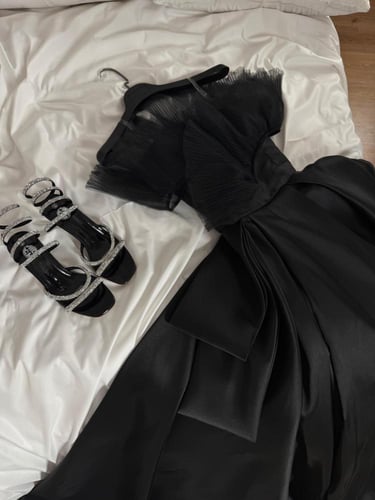 فستان سهره فخم اسود