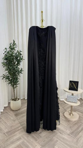 فستان سهره اسود فخم