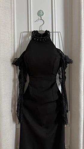 فستان سهره اسود راقي