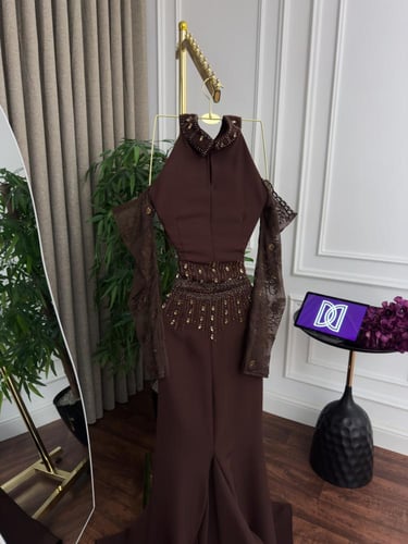 فستان سهره بني راقي