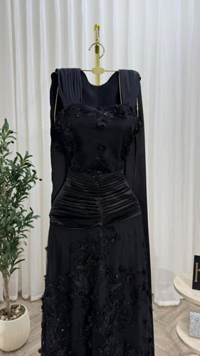 فستان سهره اسود فخم