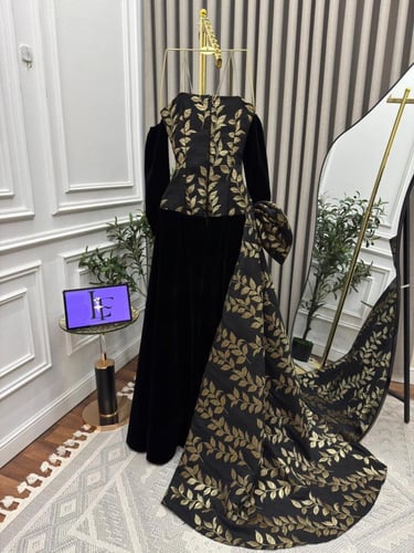 فستان سهره فخم جوخ وجاكار