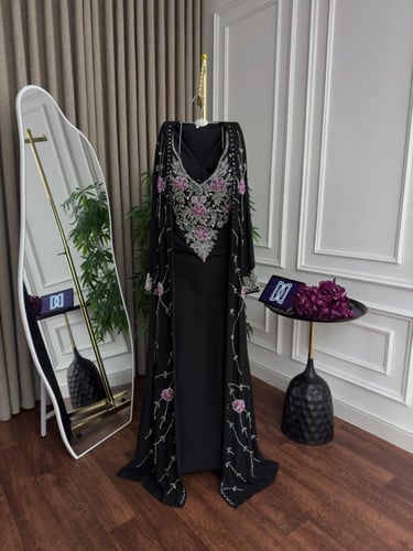 قفطان فخم اسود