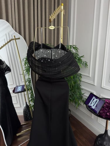 فستان سهره اسود فخم