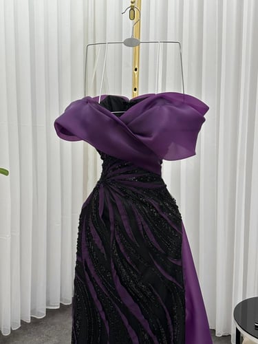 فستان سهره فخم موف