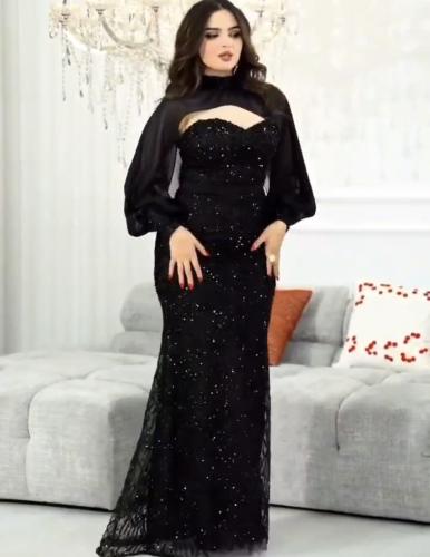 فستان سهره اسود راقي