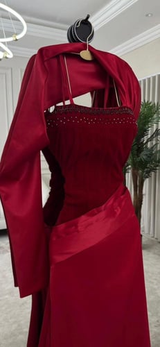 فستان سهره احمر فخم