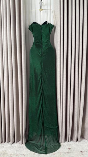 فستان سهره اخضر راقي