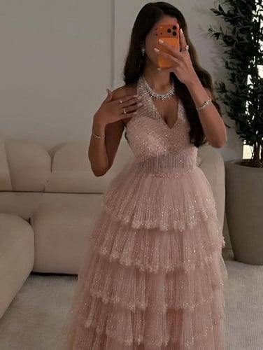 فستان جنى سهره فخم