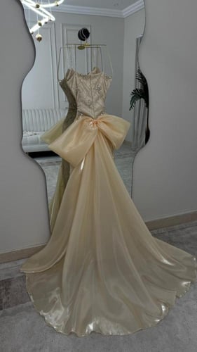 فستان سهره سكري فخم