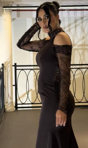 فستان سهره بني راقي