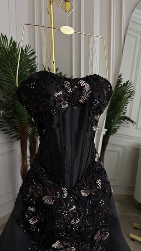 فستان سهره اسود فخم