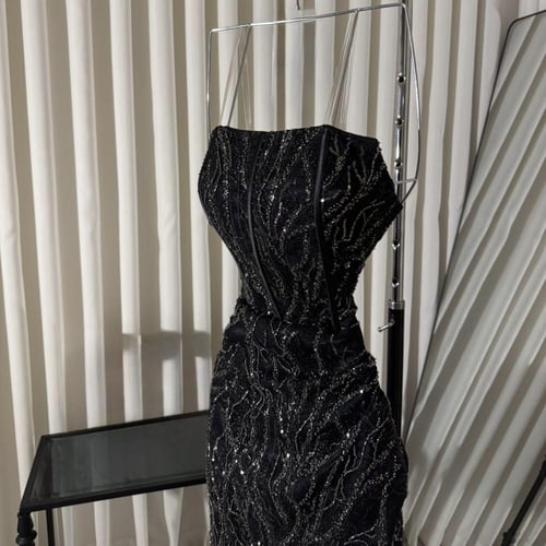 فستان سهره فخم اسود