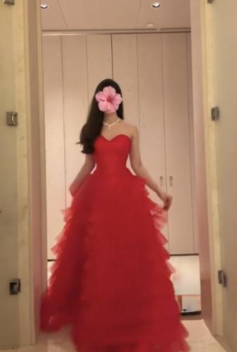 فستان سهره احمر