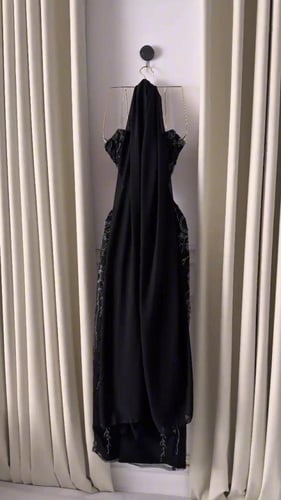 فستان سهره فخم اسود