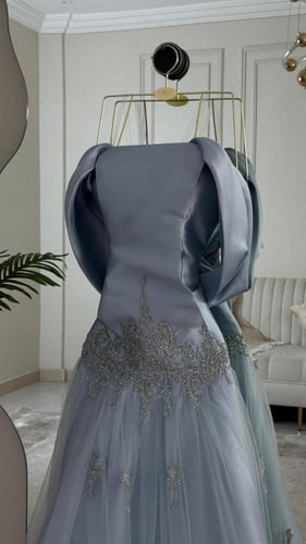 فستان سهره سماوي فخم