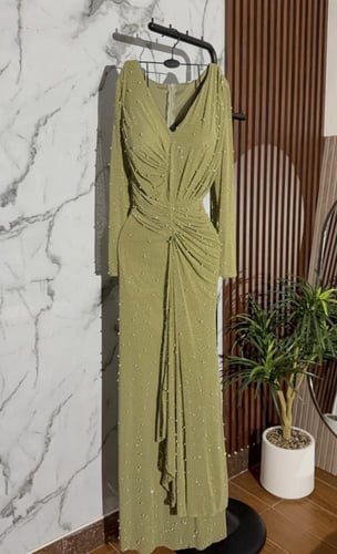 فستان سهره وردي & تيفاني