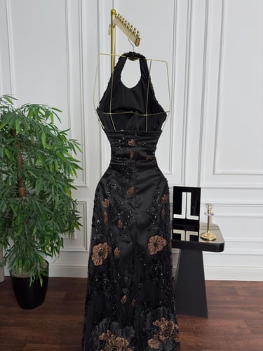 فستان سهره اسود فخم