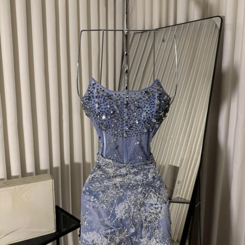 فستان سهره فخم سماوي