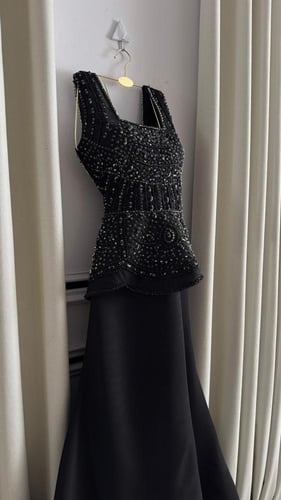 فستان سهره فخم اسود