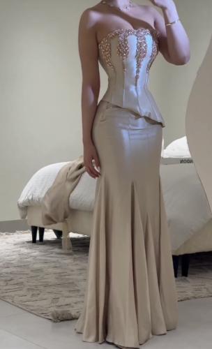 فستان سهره فخم وراقي