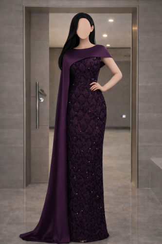 فستان سهره. موف فخم